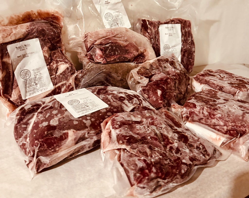 Nose-to-Tail Gourmet Bundle - Specialty Cuts with Beef Tongue & Flat Iron (11.65 lbs)
