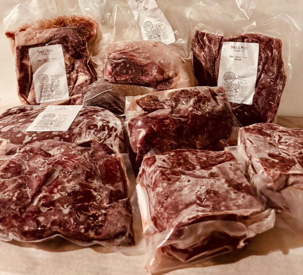 Nose-to-Tail Gourmet Bundle - Specialty Cuts with Beef Tongue & Flat Iron (11.65 lbs)
