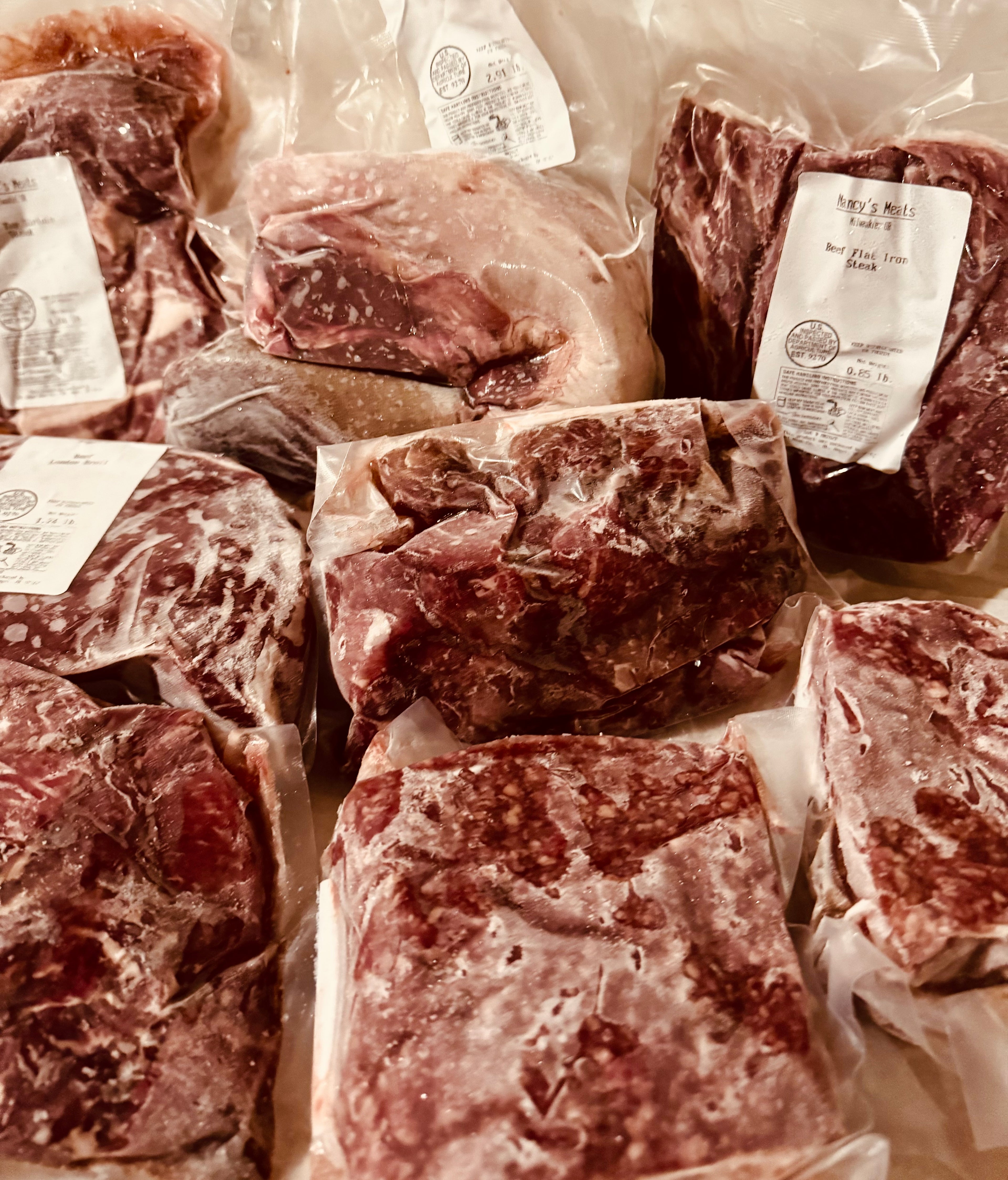 Nose-to-Tail Gourmet Bundle - Specialty Cuts with Beef Tongue & Flat Iron (11.65 lbs)