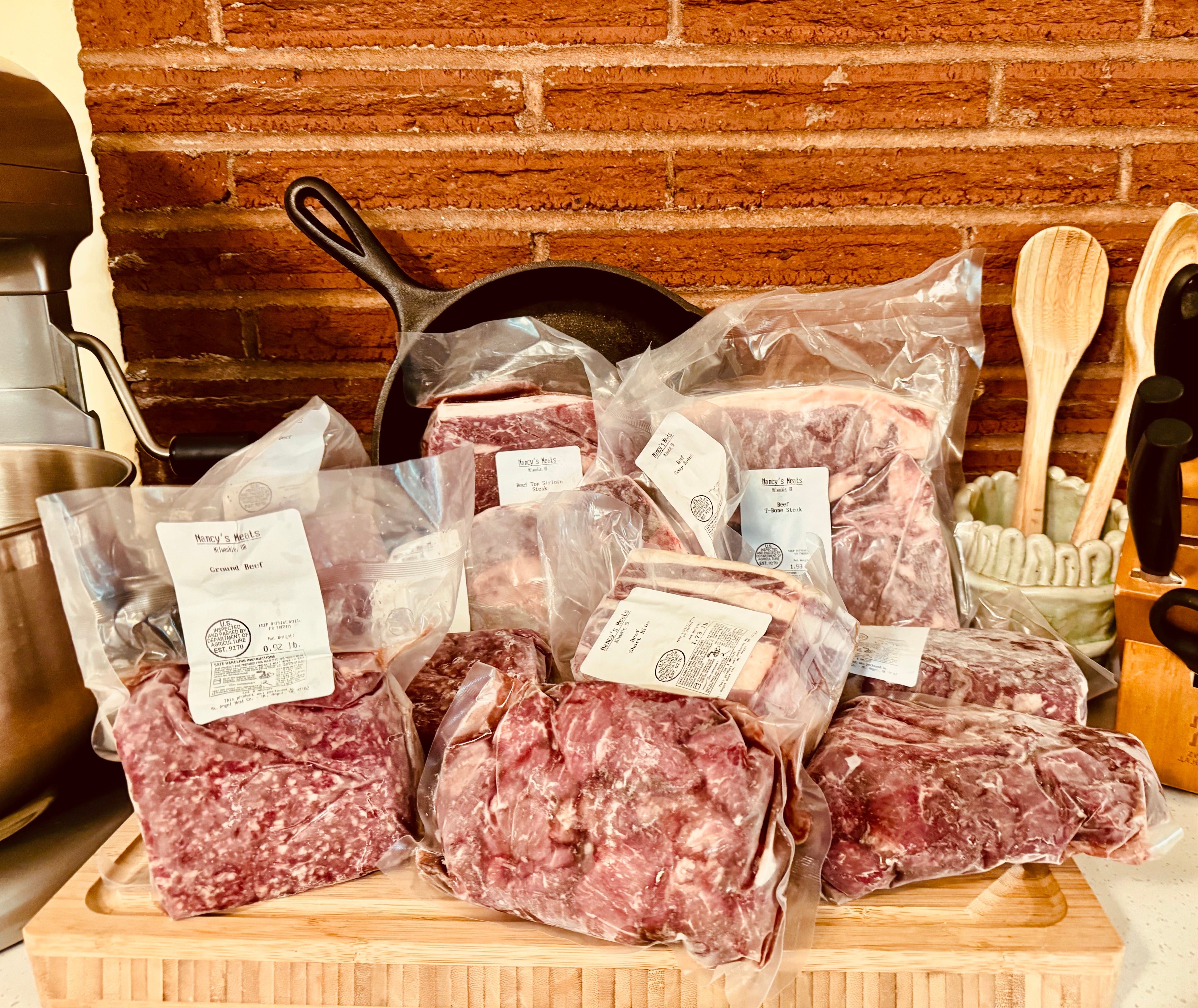 Bone-In Family Feast Bundle - T-Bone Steaks & Big Family Pack (13.32 lbs)
