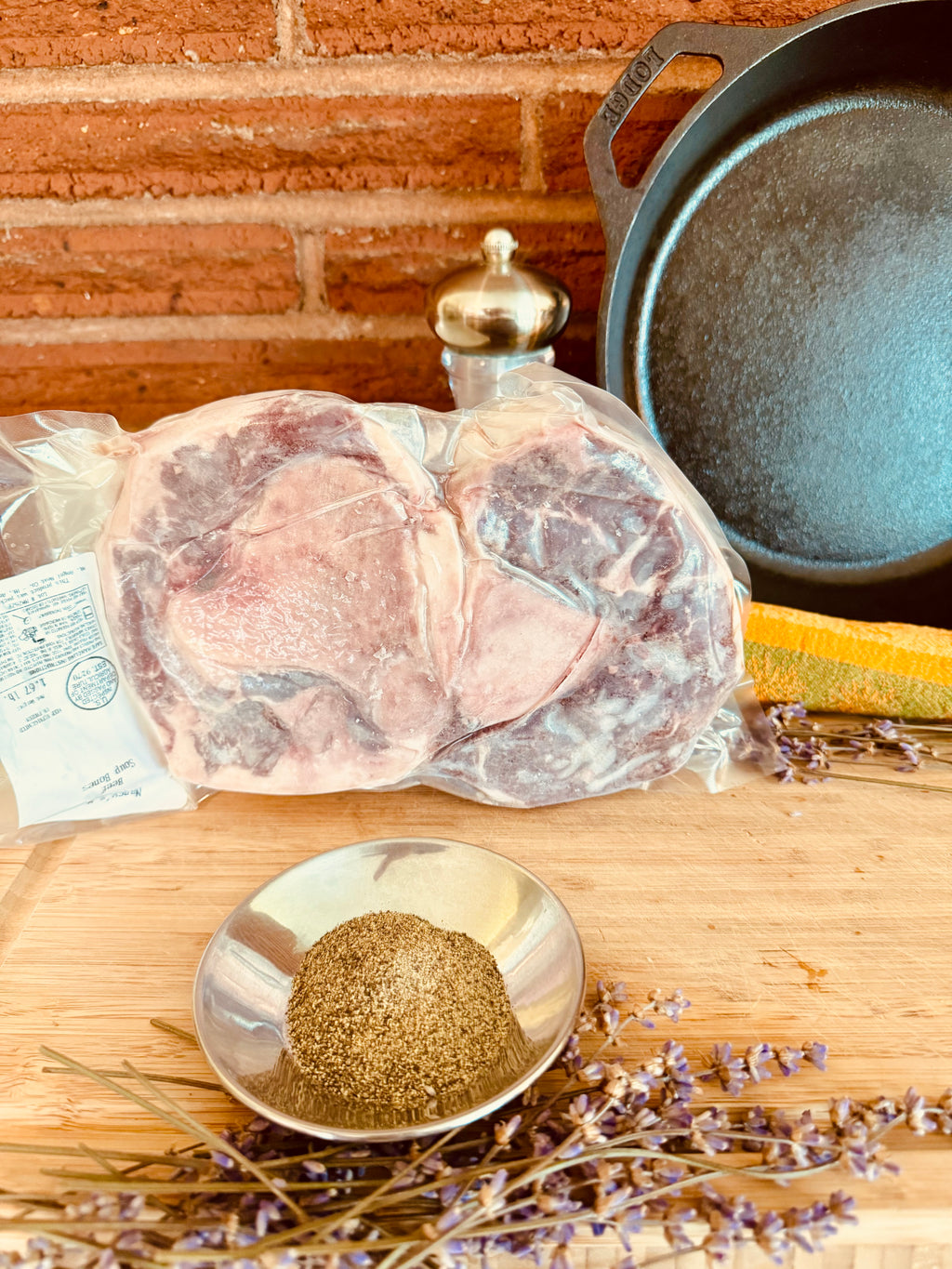 Immunity & Steak Bundle - Health-Focused Meal Pack with Bone Broth Bones (10.98) lbs)