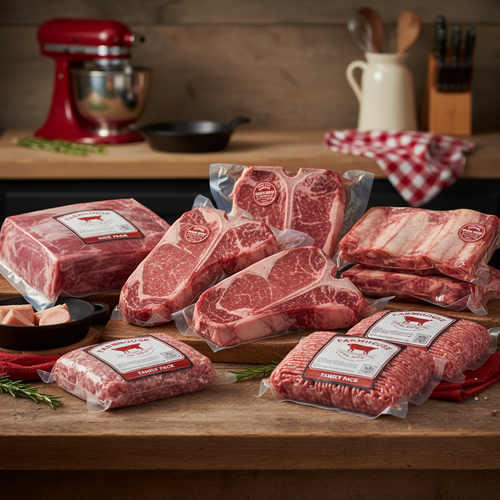 Bone-In Family Feast Bundle - Professional Product Photo